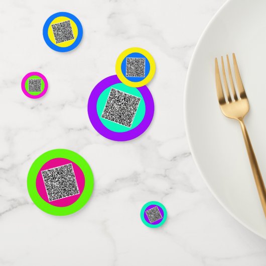 Benutzerdefiniertes QR-Code Scan-Party Confetti Fa Konfetti (Gruppe)