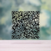 Benutzerdefiniertes QR-Code-Scan Personalisiertes Acrylschild (Neutral)