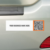 Benutzerdefiniertes QR-Code-Werbebumper-Sticker-Be Autoaufkleber (Auf Auto)