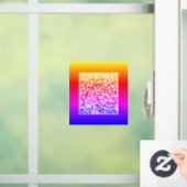 Benutzerdefiniertes QR-Code-Werbefenster Fensteraufkleber (Zuhause)