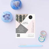 Benutzerdefiniertes QR-Foto Einfach Beruflich Flyer (Einzeln)