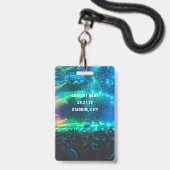 Benutzerdefiniertes QR-Foto Weißer VIP-Zugriff Ausweis (Rückseite mit Lanyard)
