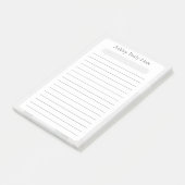 Benutzerdefiniertes Quick Daily Notes-Design Post-it Klebezettel (angewinkelt)