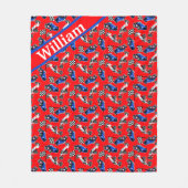 Benutzerdefiniertes Racecar Fleecedecke (Vorderseite)