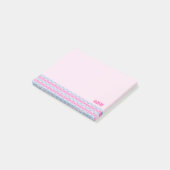 Benutzerdefiniertes Radmuster für Textzyklen Post-it Klebezettel (angewinkelt)