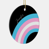 Benutzerdefiniertes Rainbow-Flag Keramik Ornament (Rechts)