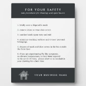 Benutzerdefiniertes Real Anwesen Logo Open House z Fotoplatte (Vorderseite)