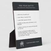 Benutzerdefiniertes Real Anwesen Logo Open House z Fotoplatte (Seite)