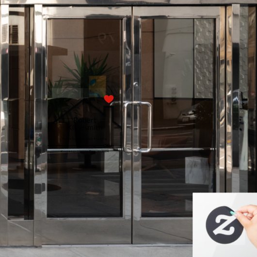 Benutzerdefiniertes Real Anwesen Office Fensteraufkleber (Büro Tür)