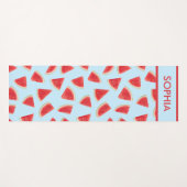 Benutzerdefiniertes realistisches Wassermelonen-Sc Yogamatte (Vorderseite (Horizontal))