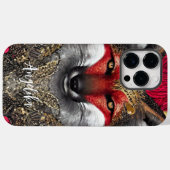 Benutzerdefiniertes Red and Gold Fox Design Case-Mate iPhone Hülle (Rückseite (Horizontal))