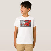 Benutzerdefiniertes Red Ninja Design T-Shirt (Vorne ganz)
