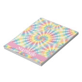 Benutzerdefiniertes Regenbogen-Psychedelic-Retro-T Notizblock (Rotiert)