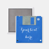 Benutzerdefiniertes Retro-Computerdiskette 3.5 Magnet (Vorderseite/Rückseite)