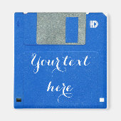 Benutzerdefiniertes Retro-Computerdiskette 3.5 Magnet (Vorne)