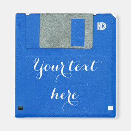 Benutzerdefiniertes Retro-Computerdiskette 3.5 Magnet
