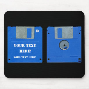 Benutzerdefiniertes Retro-Computerdiskette 3.5 Mou Mousepad