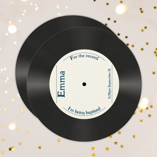 Benutzerdefiniertes Retro für die rekordverdächtig Einladung