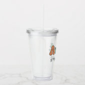 Benutzerdefiniertes Retro-Geschenk | Tante Persona Acryltrinkbecher (Rechts)