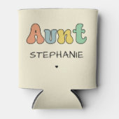 Benutzerdefiniertes Retro-Geschenk | Tante Persona Dosenkühler (Vorderseite)