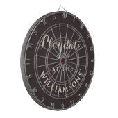 Benutzerdefiniertes Retro Lustiges Playdate Minima Dartscheibe (Vorderseite Links)