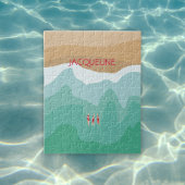 Benutzerdefiniertes Retro Minimalistisches Wildsch Puzzle