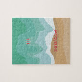 Benutzerdefiniertes Retro Minimalistisches Wildsch Puzzle (Horizontal)