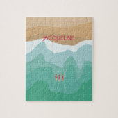 Benutzerdefiniertes Retro Minimalistisches Wildsch Puzzle (Vertikal)