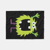 Benutzerdefiniertes Retro-Monster Fleecedecke (Vorderseite (Horizontal))