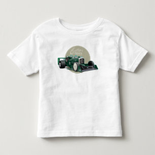 Benutzerdefiniertes Retro-Rennwagen-Konzept Kleinkind T-shirt