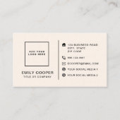 Benutzerdefiniertes Retro-Schachbrett-Checkerboard Visitenkarte (Vorderseite)