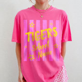 Benutzerdefiniertes Retro-Schulgeist-Maskottchen-T T-Shirt