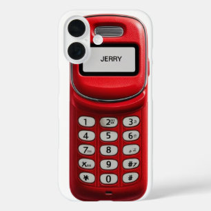 Benutzerdefiniertes Retro-Tastentelefon-Mobiltelef iPhone 16 Hülle