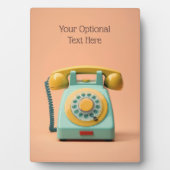 Benutzerdefiniertes Retro-Telefon Fotoplatte (Vorderseite)