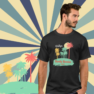 Benutzerdefiniertes Retro-Wiedersehen Schwarz T-Shirt