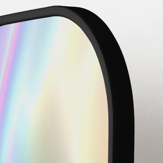 Benutzerdefiniertes Retrogramm für Regenbogenfarbe Pickleball Schläger (Linke Seite)