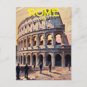 Benutzerdefiniertes Rom Italien Kolosseum Reise Ku Postkarte