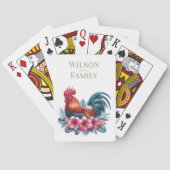 Benutzerdefiniertes Rooster Personalisiert Spielkarten (Rückseite)