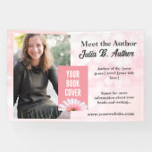 Benutzerdefiniertes rosa Autor-Werbebanner Banner (Horizontal)