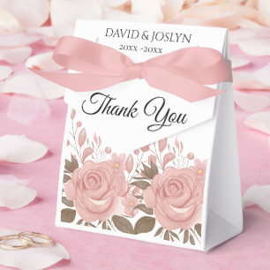 Benutzerdefiniertes Rosa Blumenmuster - 5. Hochzei Geschenkschachtel
