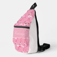 Benutzerdefiniertes rosa Flamingo Paradise Wasserf