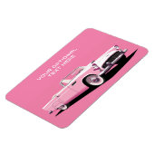 Benutzerdefiniertes rosa klassisches Auto Magnet (Linke Seite)