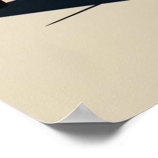 Benutzerdefiniertes rosa klassisches Auto Poster (Ecke)