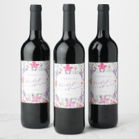 Benutzerdefiniertes rosa Lila Brautparty