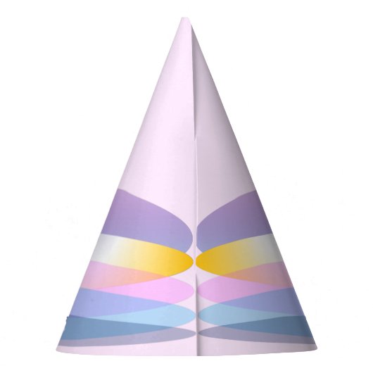 Benutzerdefiniertes rosa Party Partyhütchen (Rückseite)