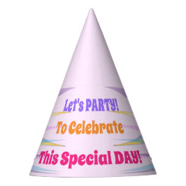 Benutzerdefiniertes rosa Party Partyhütchen