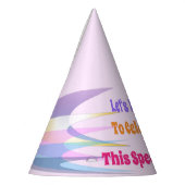 Benutzerdefiniertes rosa Party Partyhütchen (Links)