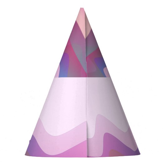 Benutzerdefiniertes rosa Party Partyhütchen (Rückseite)
