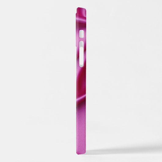 Benutzerdefiniertes rosa schwarzfarbene Diamanten iPhone Hülle (Linke Seite)