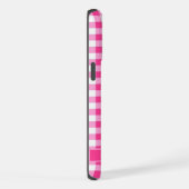 Benutzerdefiniertes, rosa, weißes, gekreuztes Must iPhone Hülle (Rechte Seite)